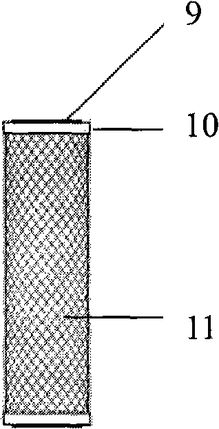 Nano-silver nonwoven cloth and application thereof to sterilizing filter element