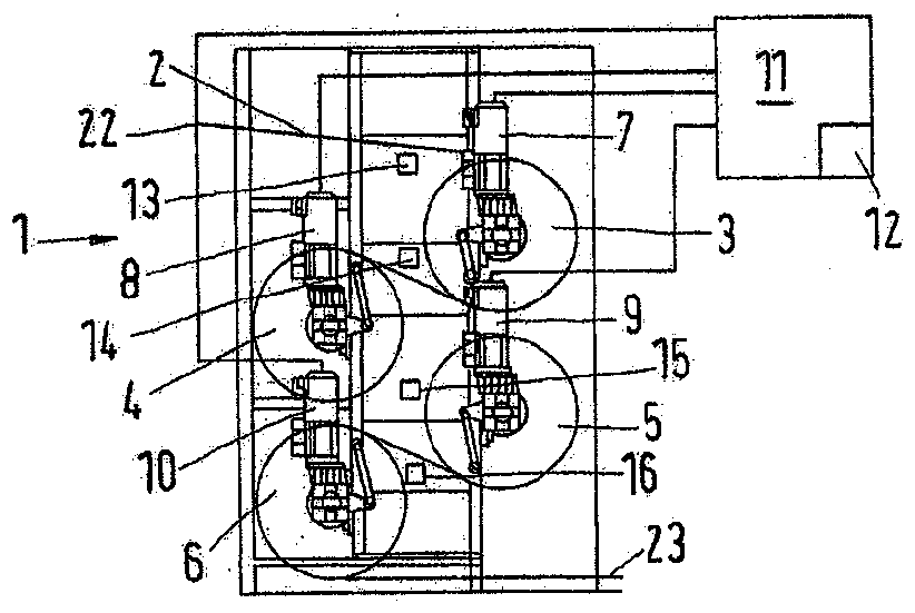 Apparatus and method for drying yarn sheets