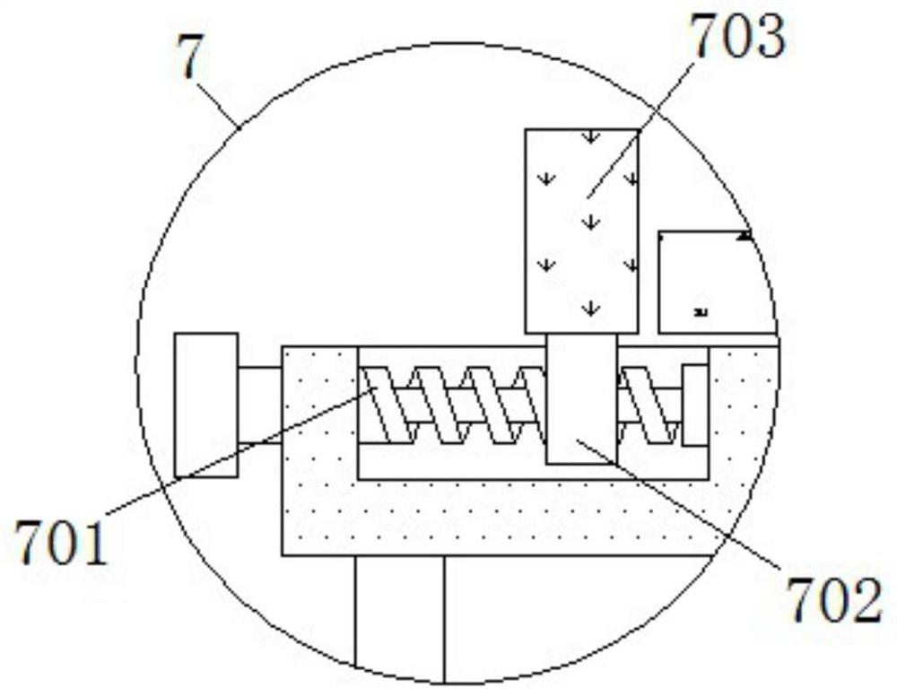 Stamping device for antioxidant film-coated ceiling board