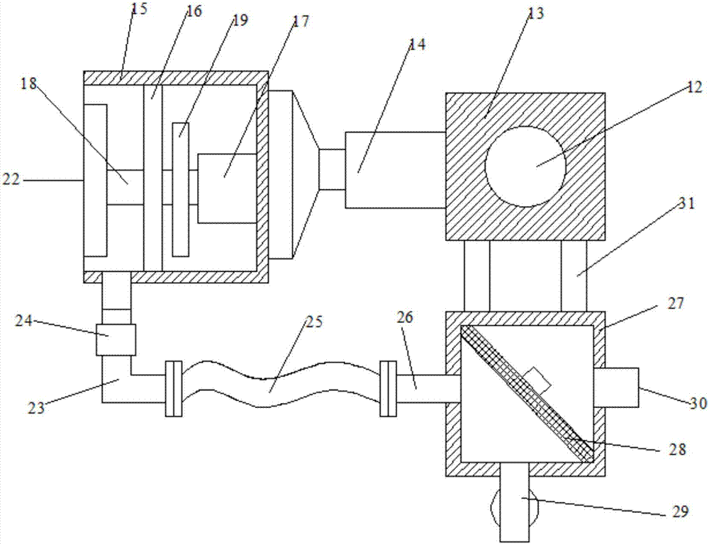 Continuous building wall grinding device