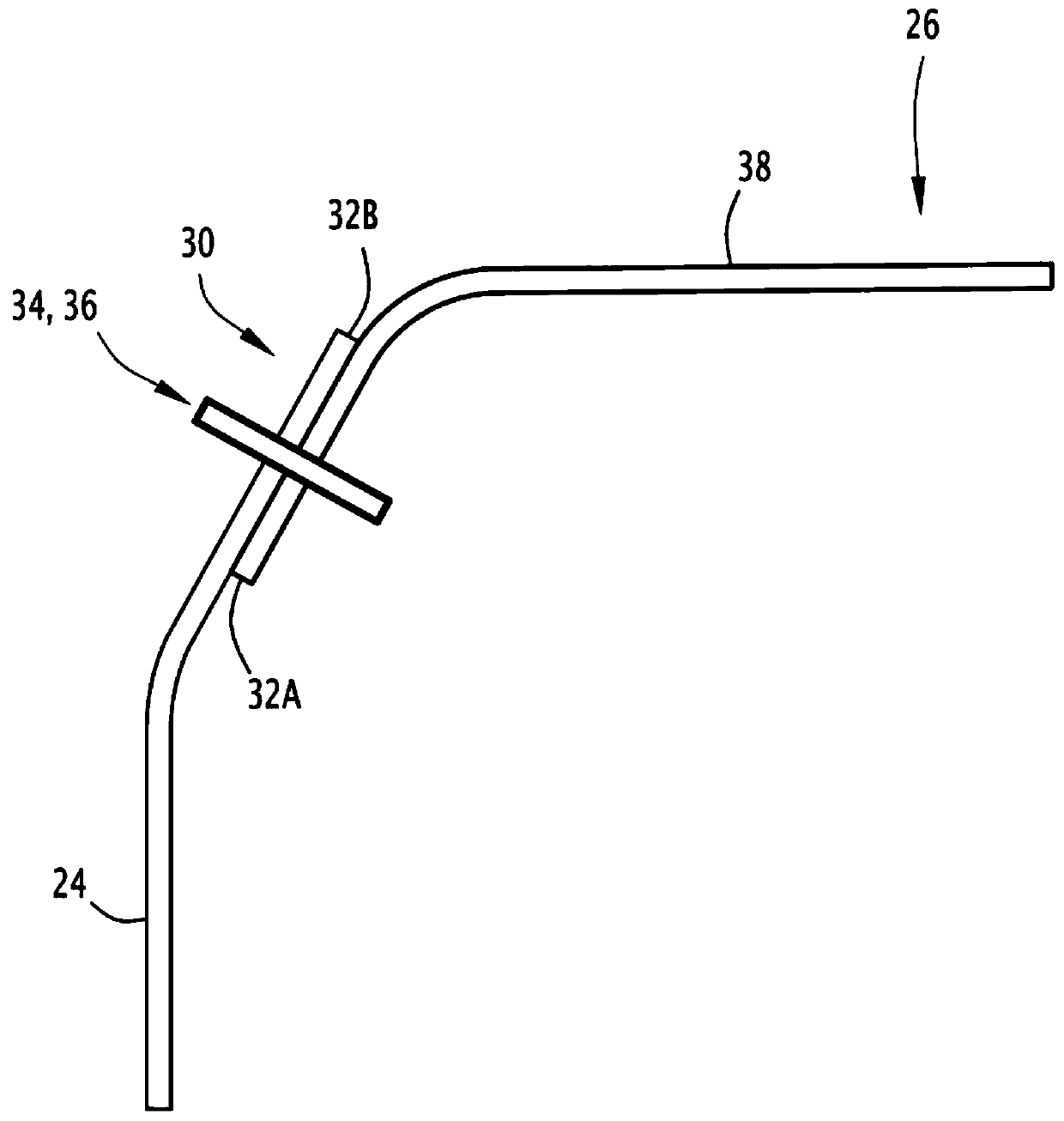 Associated wheel arch housing, vehicle, essential portion and manufacturing method