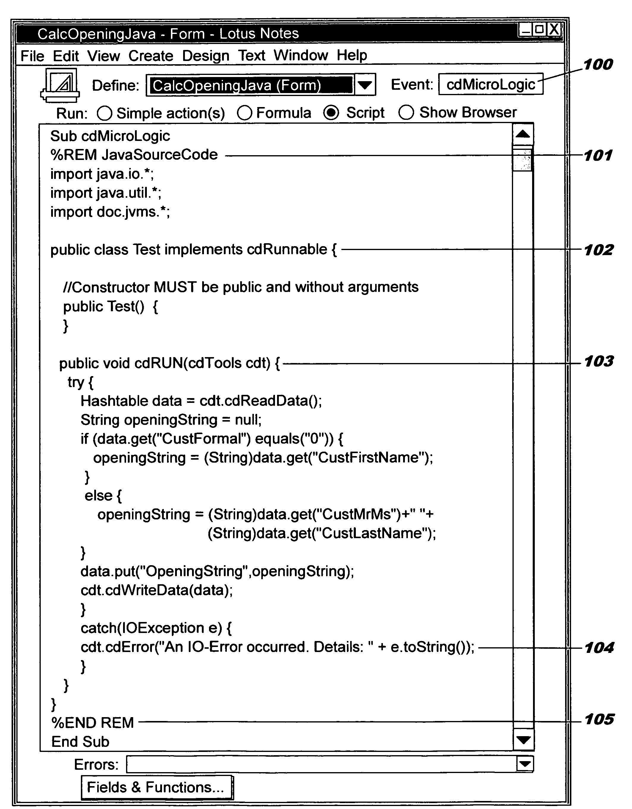 Technique for enabling applications to use languages other than their built-in macro-languages without changing the applications