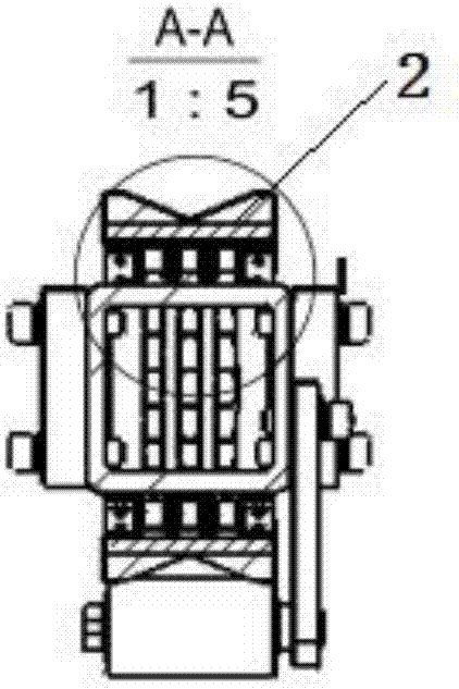 Transfer device for full-automatic hollow glass gumming machine