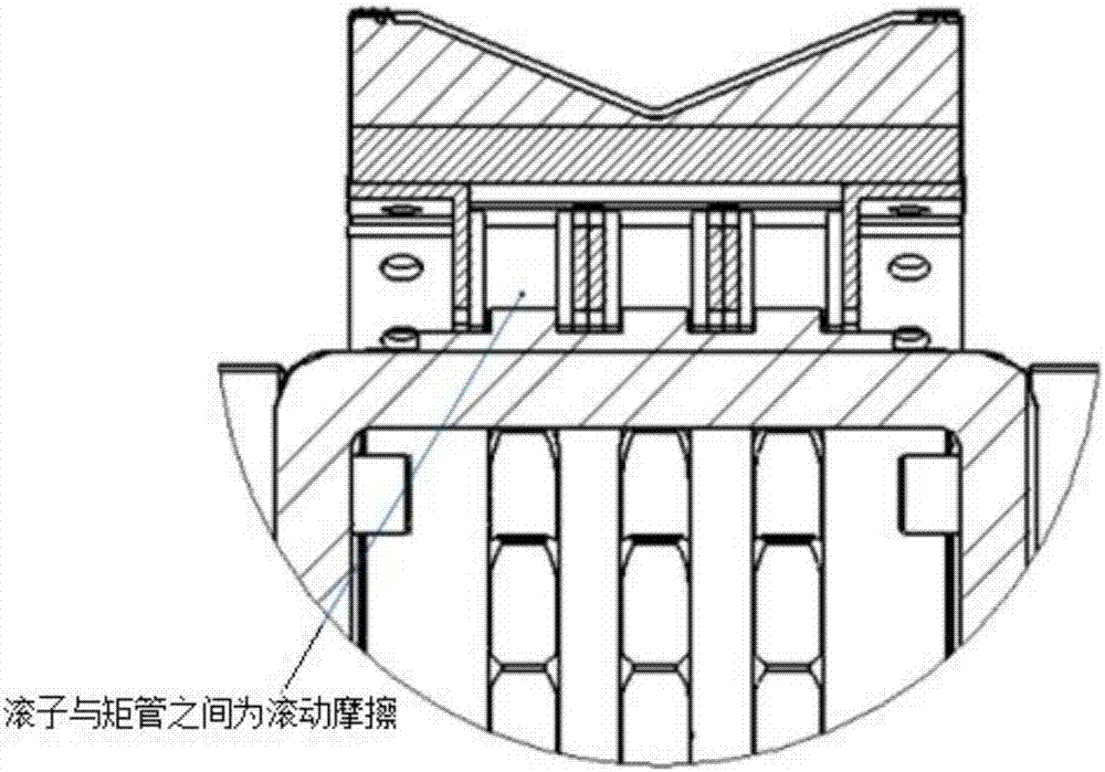 Transfer device for full-automatic hollow glass gumming machine