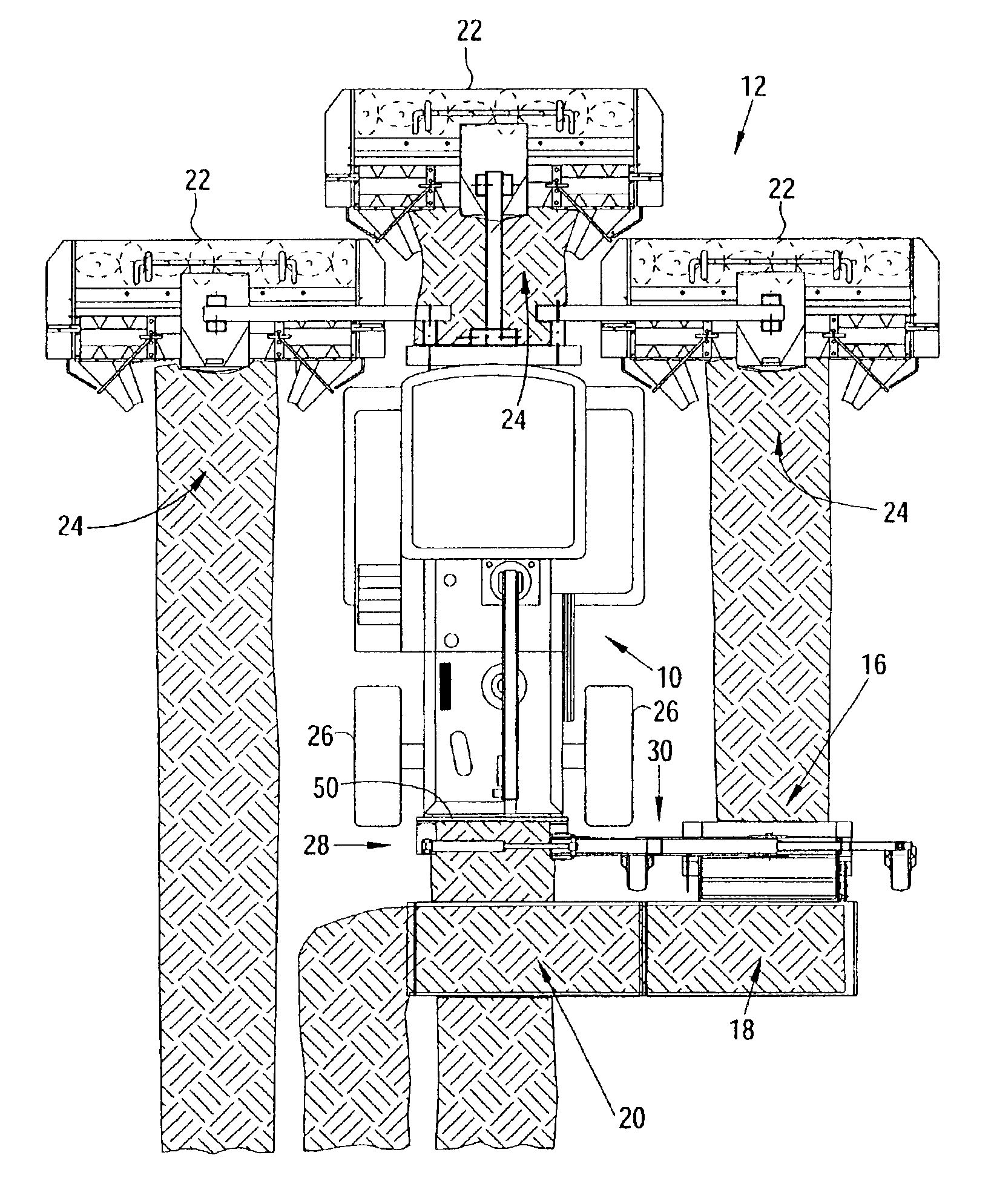 Windrow merging attachment