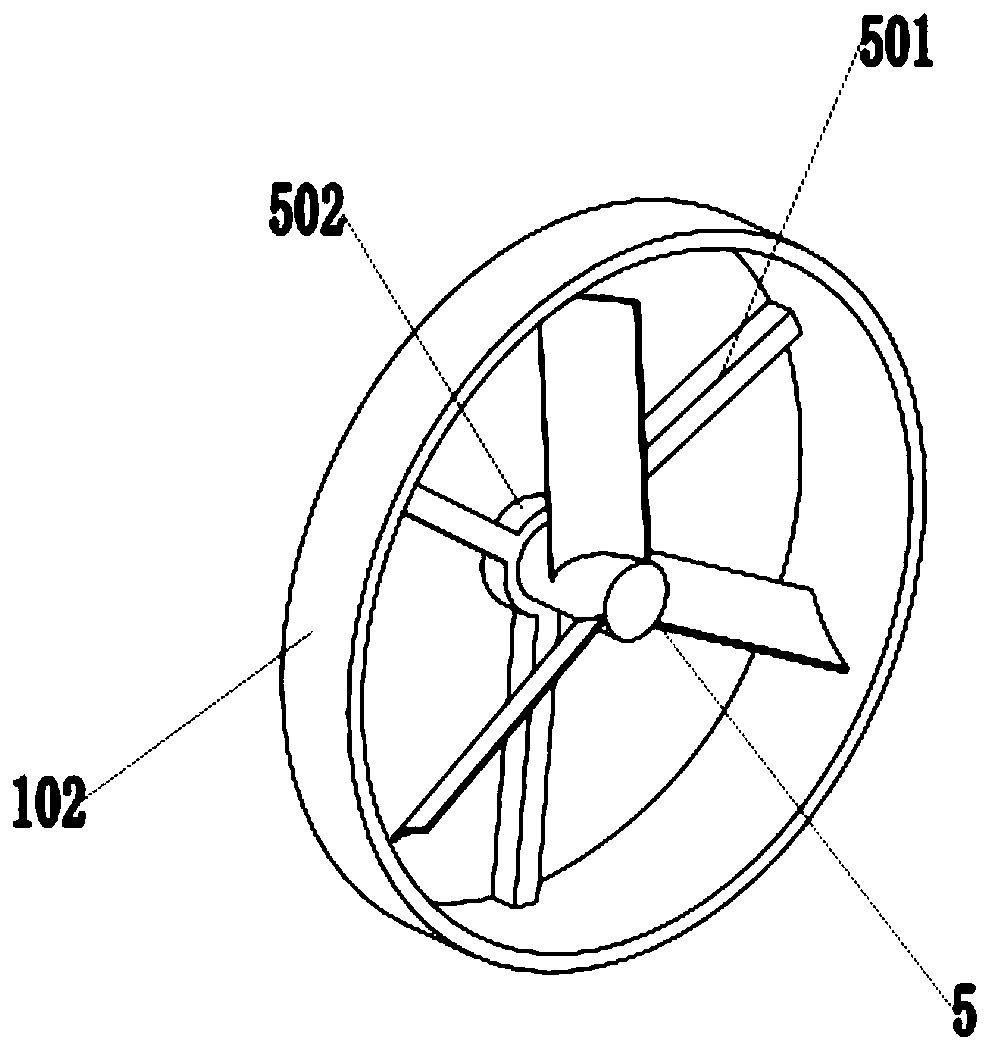 Honeysuckle winnowing impurity-removing equipment