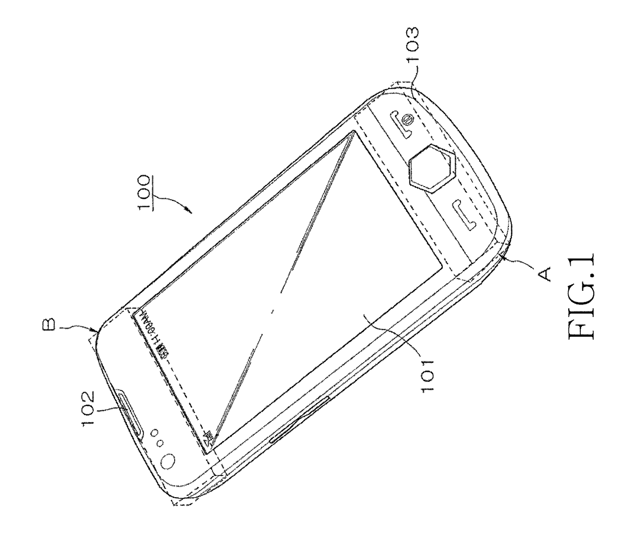 Embedded antenna device for electronic communication device