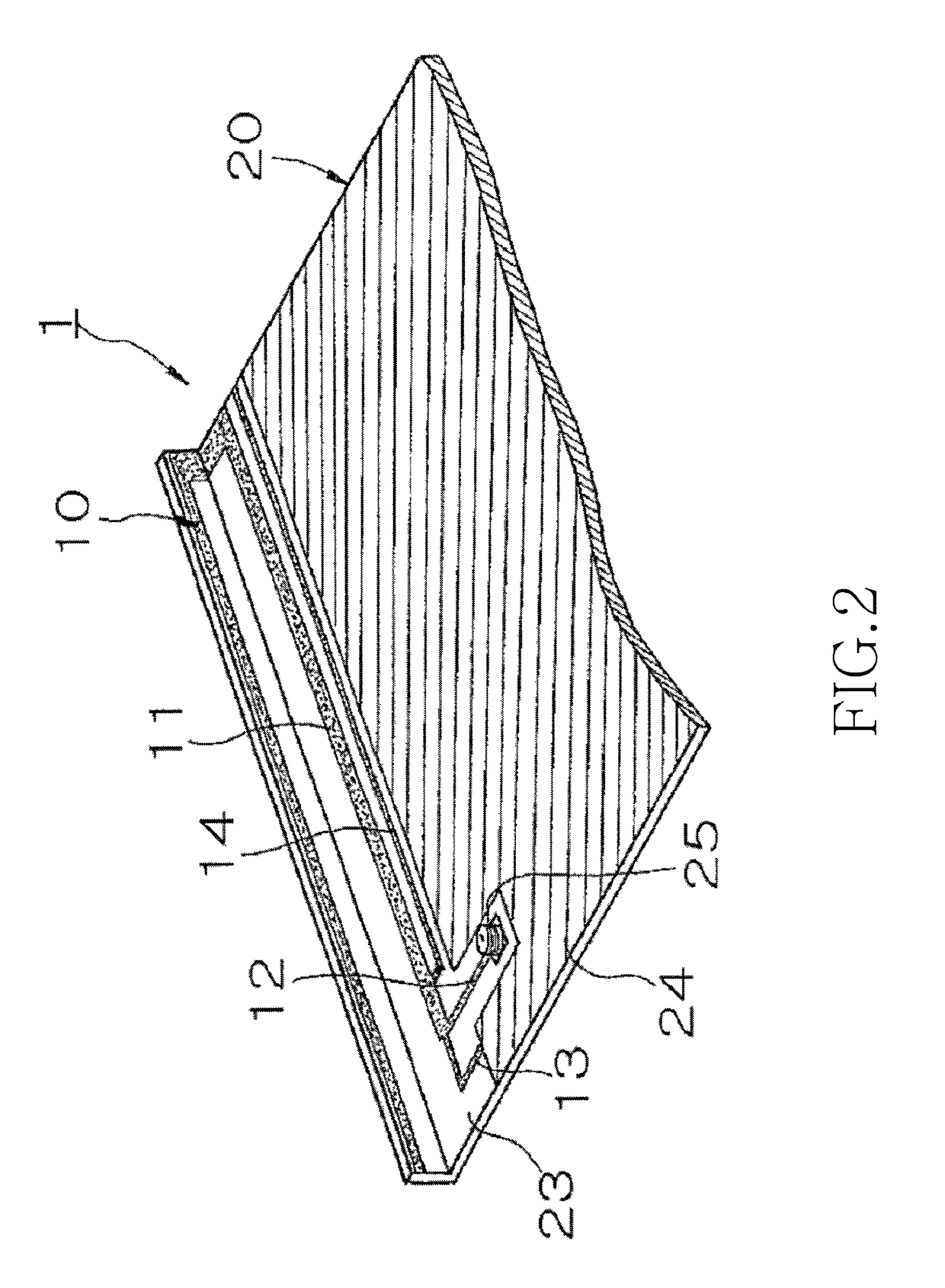 Embedded antenna device for electronic communication device