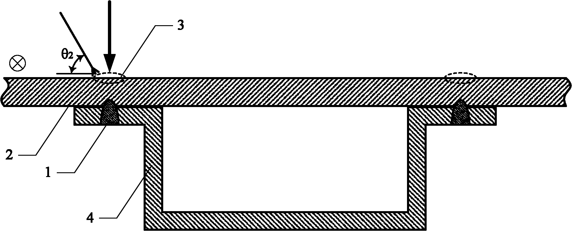 Traceless laser correction method for back deformation of stainless steel plate subjected to non-penetration laser welding