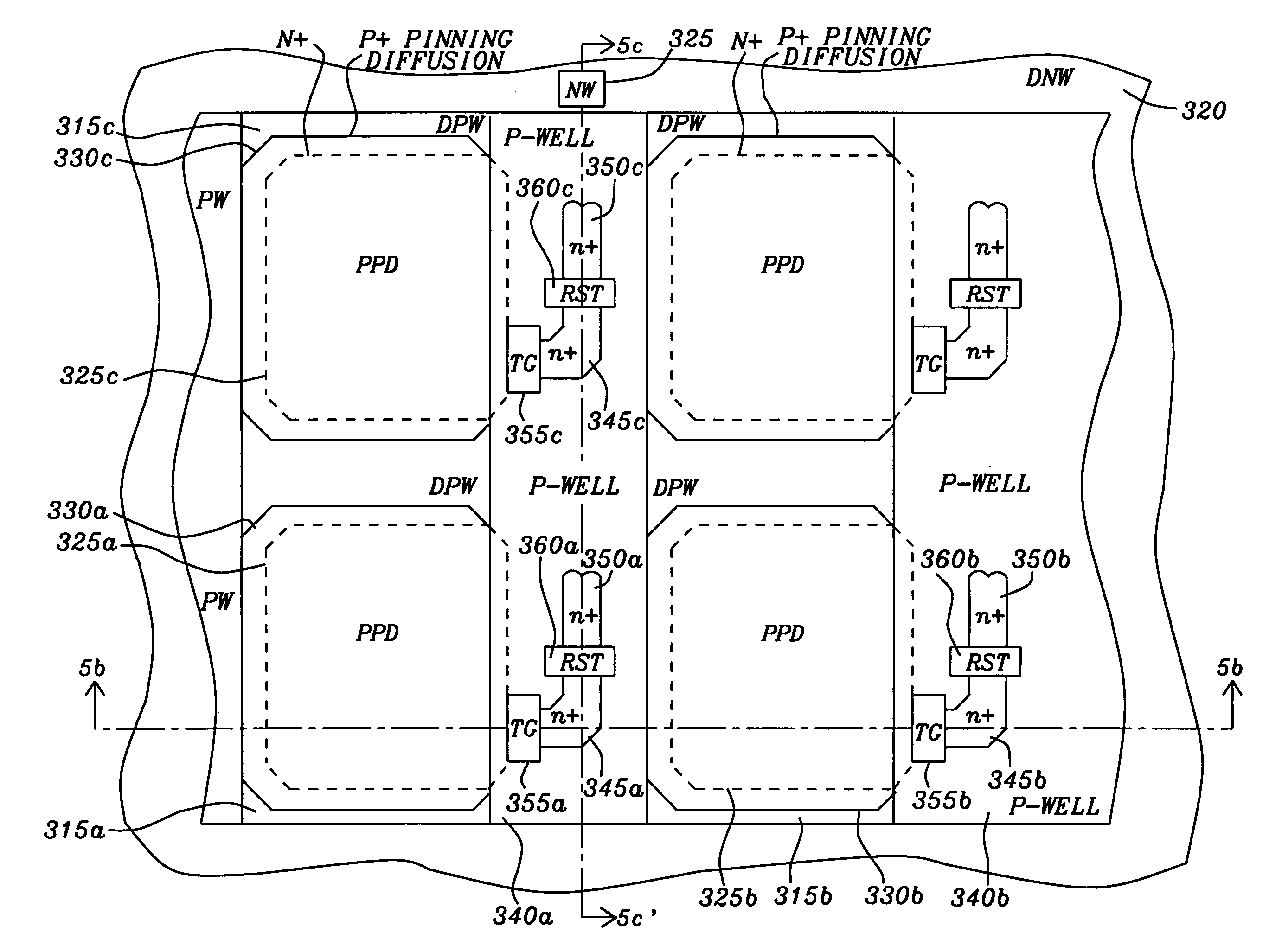 Pinned photodiode (PPD) pixel with high shutter rejection ratio for snapshot operating CMOS sensor