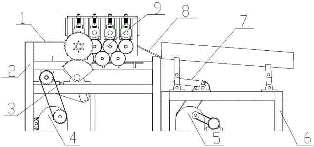 Ramie breaking vibration machine