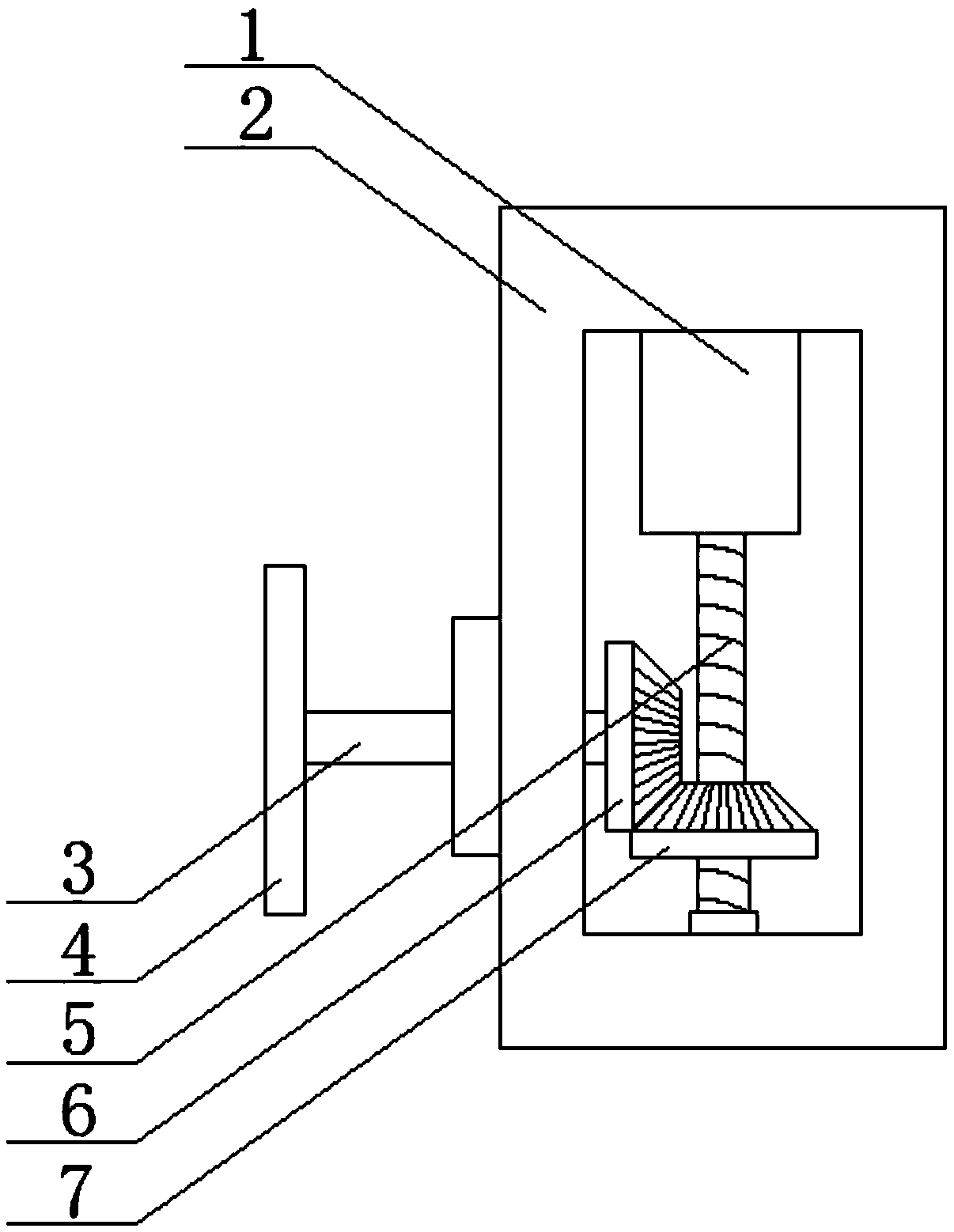 Oral trachea cannula fixing and buckling device