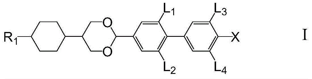 Liquid crystal composition containing 1,3-dioxane compound and application thereof