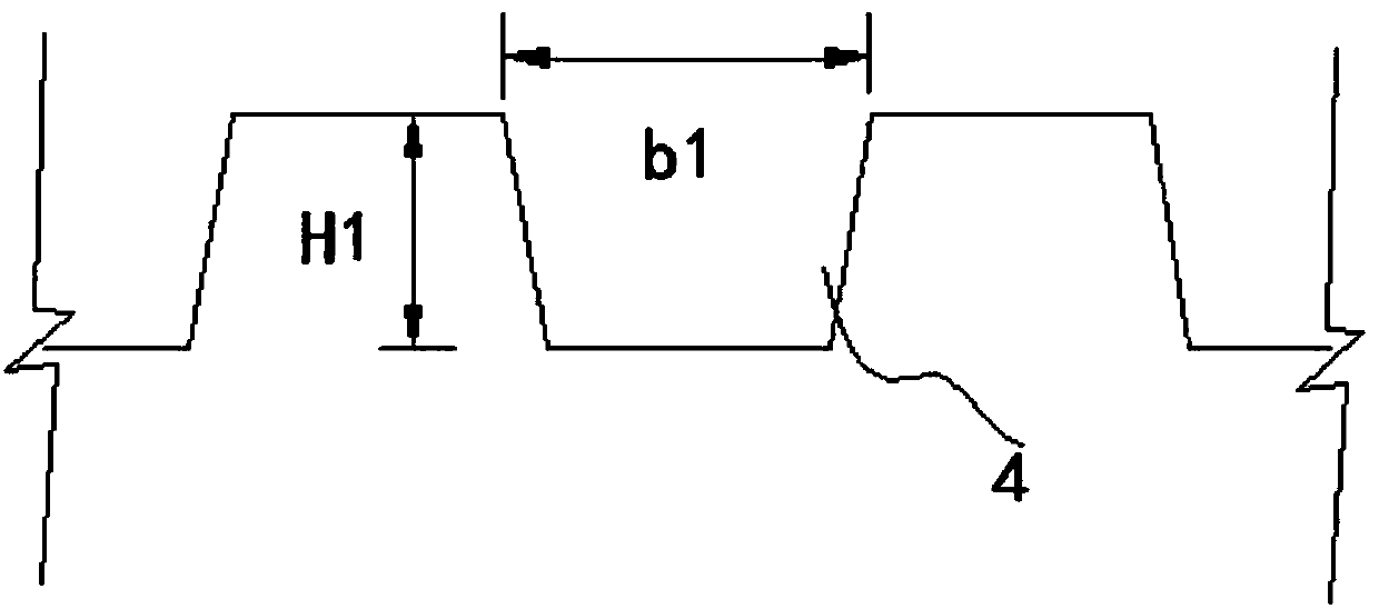 Metal bipolar plate of miniature fuel battery