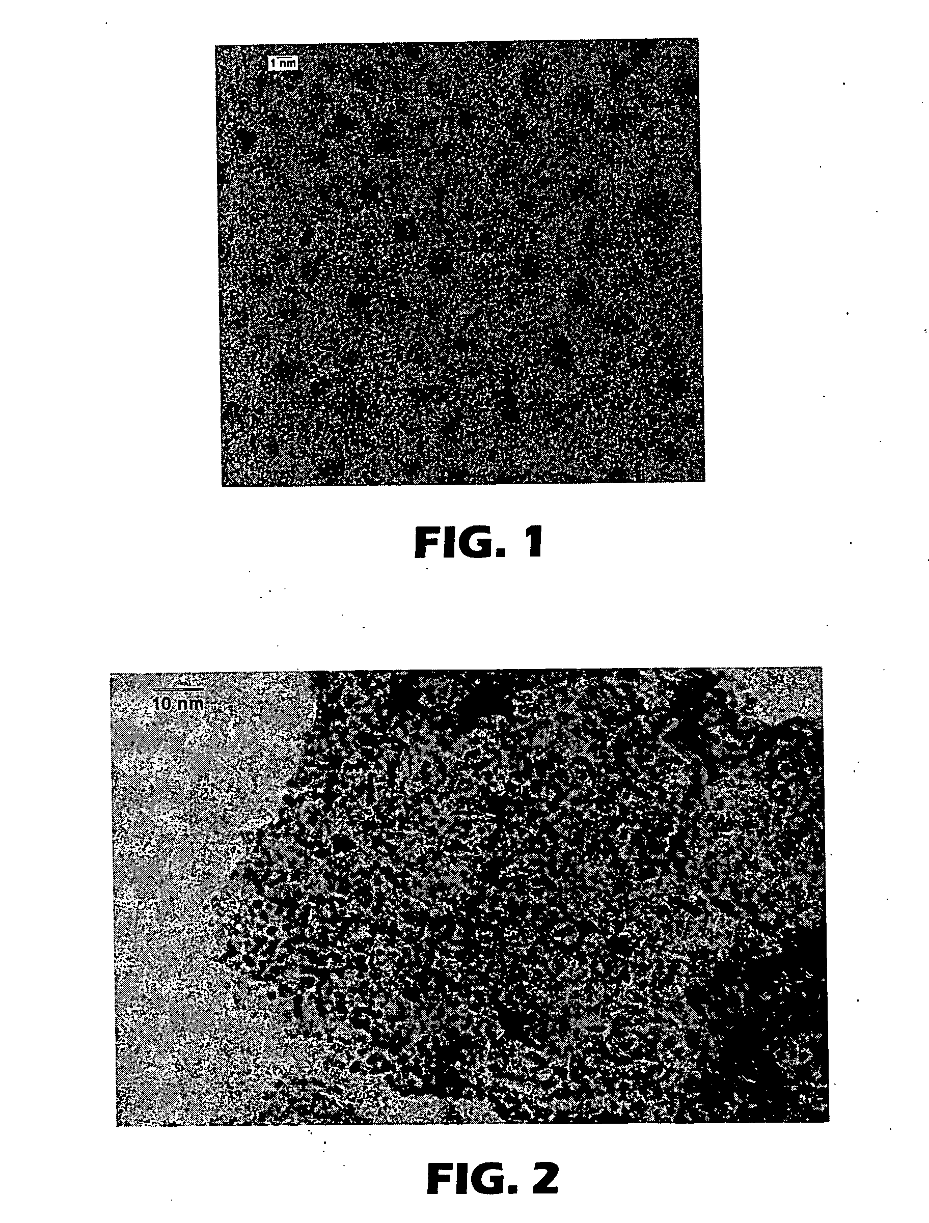 Supported nanoparticle catalyst