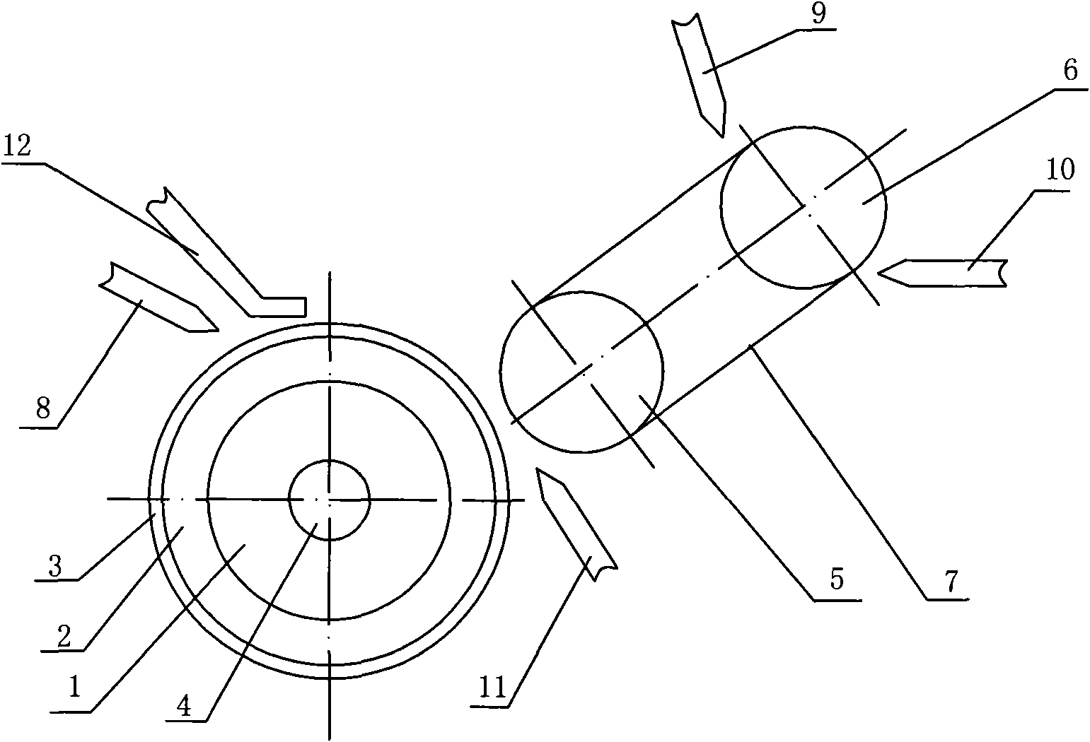 Crystallization device for smelting copper