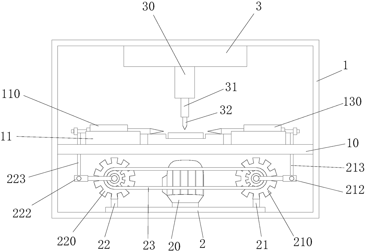 Chip angle correction device for LED packaging