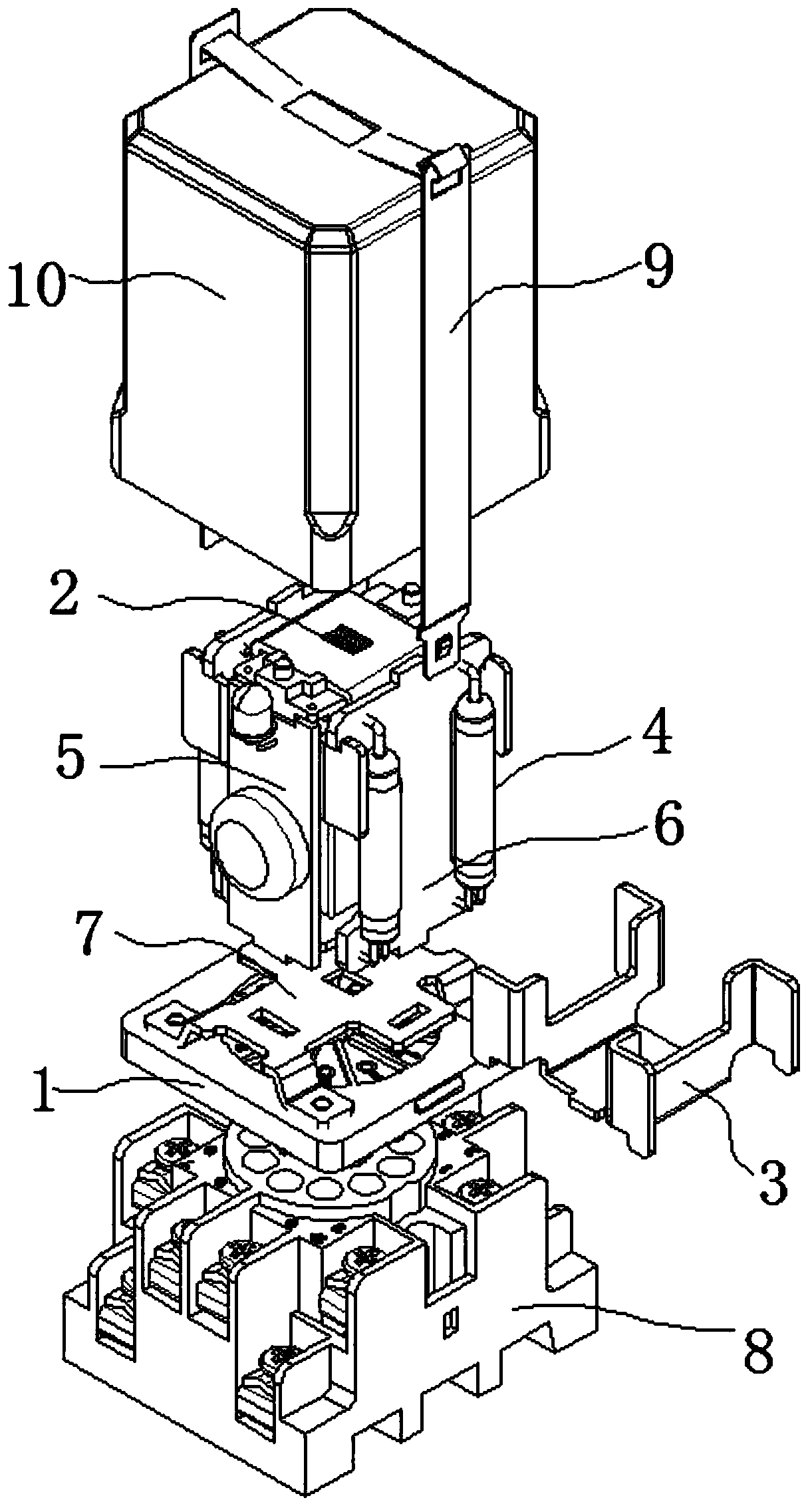 Reed switch relay with protective cover