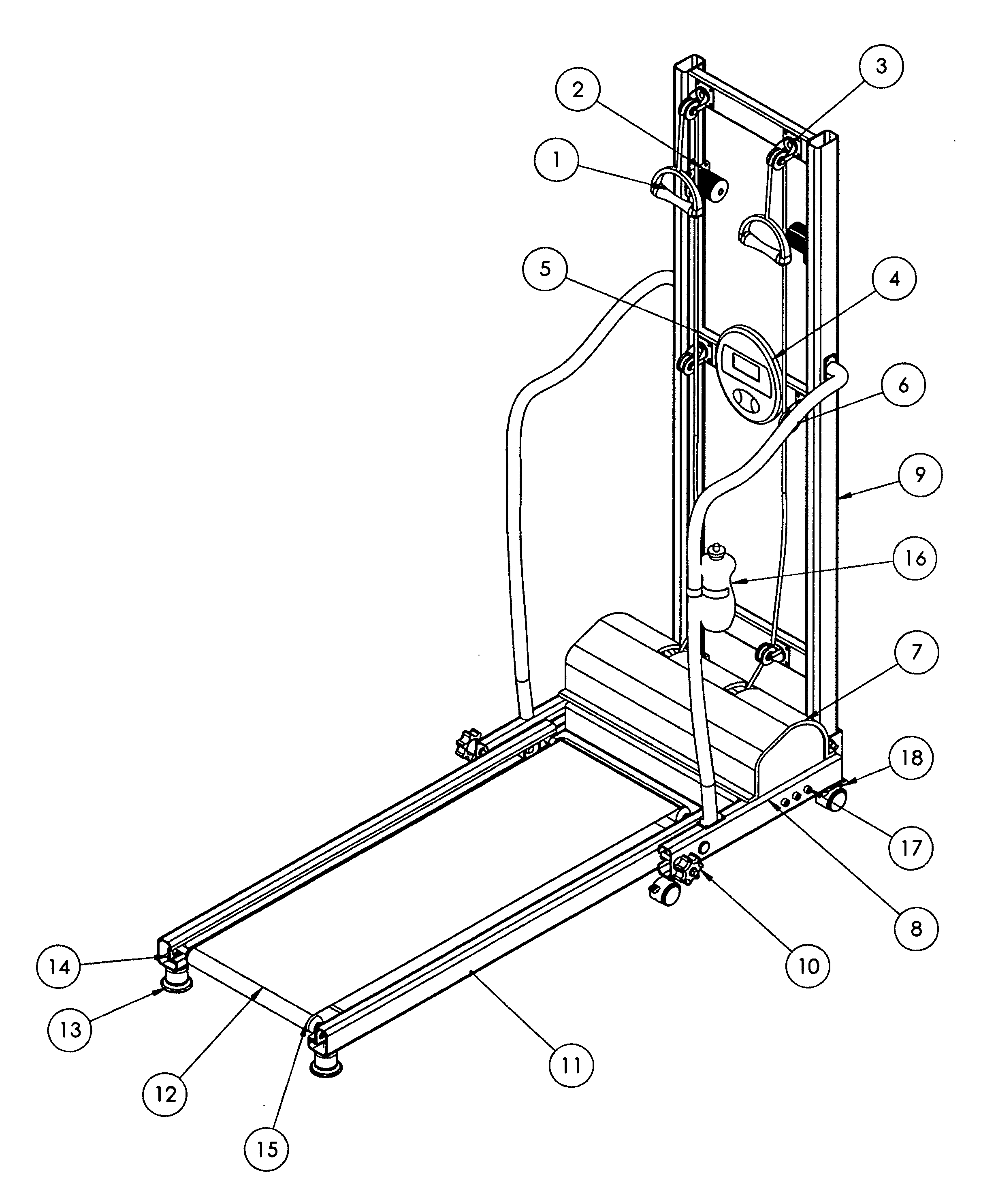 Medical exercise machine capable of force adjustment used without weight with friction and spiral spring force