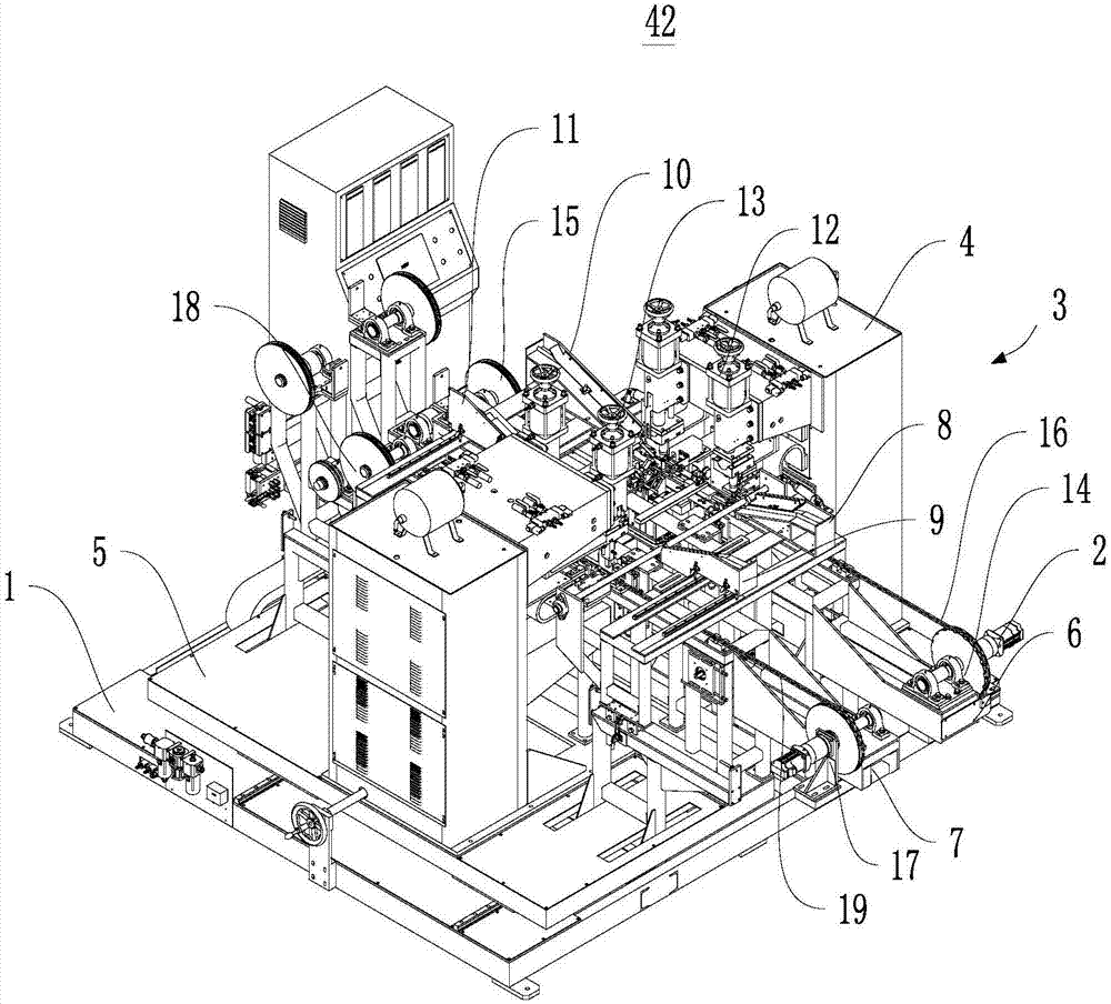 Butt welding structure and butt welding equipment