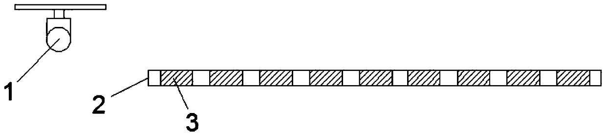 Monitoring method for the status of the transition board on the three-story operating platform of the motor vehicle operating station