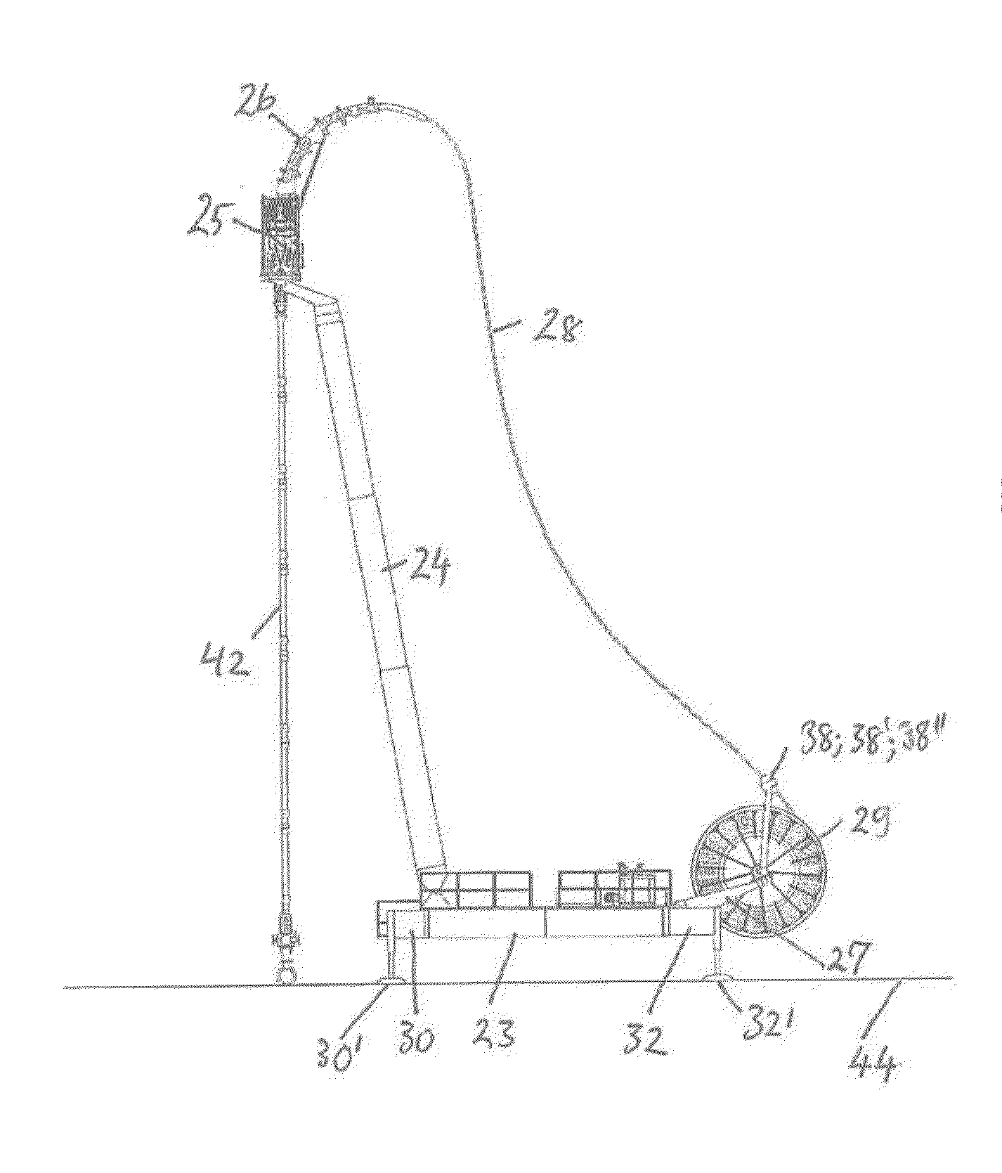 Well operation method and a well operation equipment system for handling a continuous elongate device to be insertable into a well