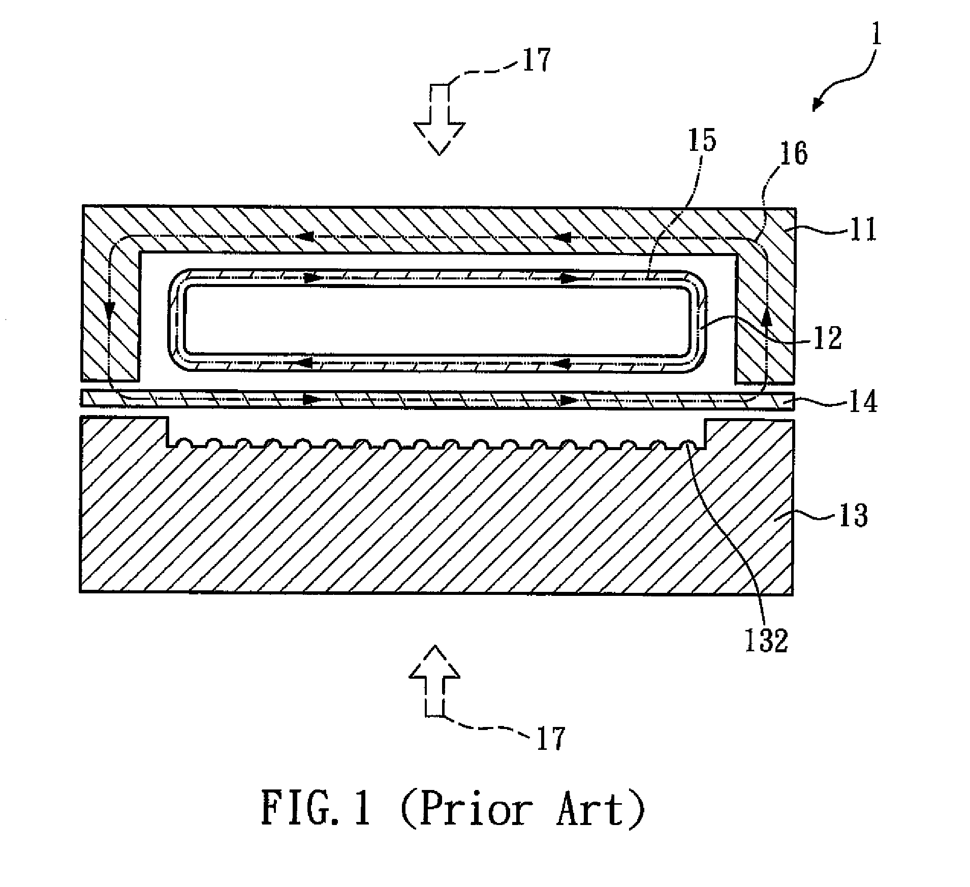 Electromagnetic forming device for sheet of material