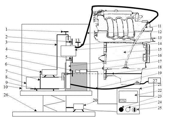 Device and method for measuring oil consumption of engine