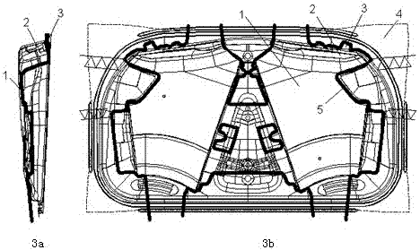 Stamping and drawing forming process of fender