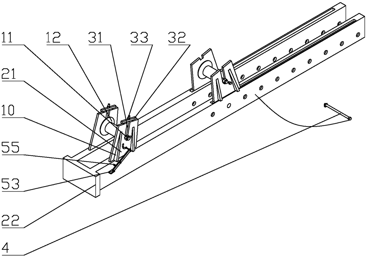 Lifting type wire unwinding device with drum type foot brake