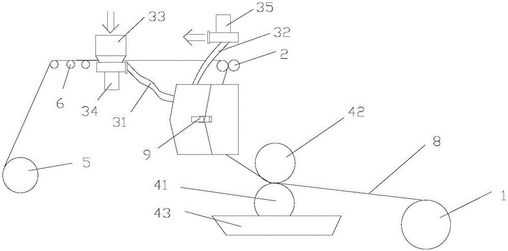 Packaging film printing mechanism