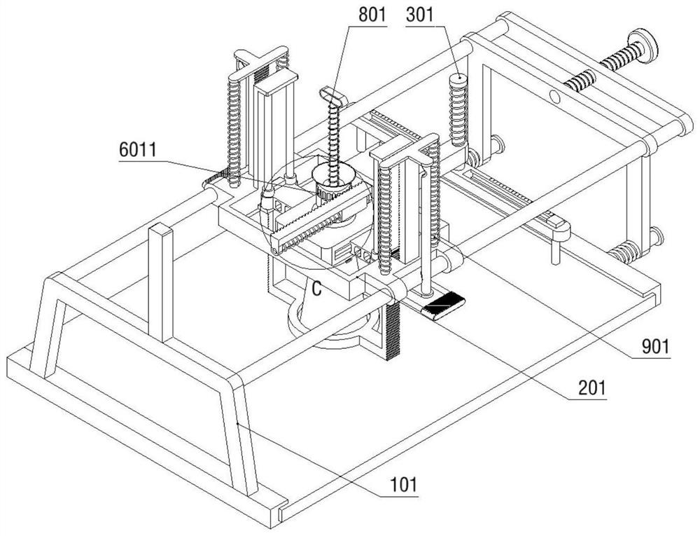 Testing device for concrete slump detection