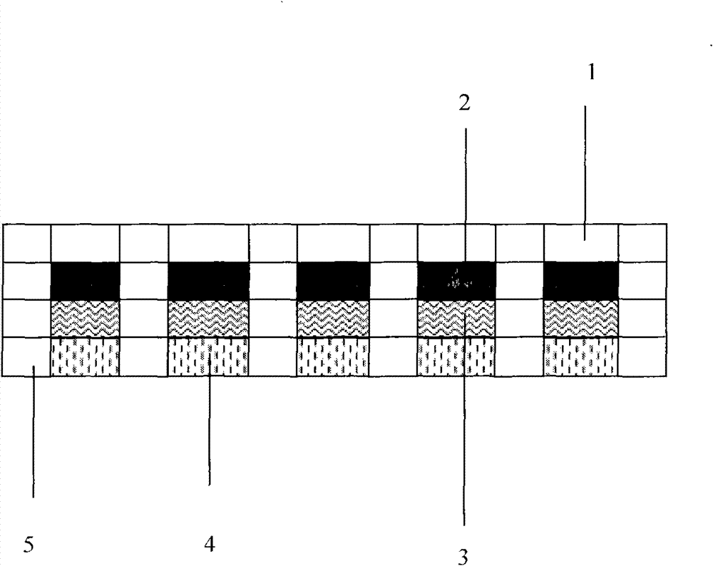 Unidirectional-transparent printing material used in LED display screen