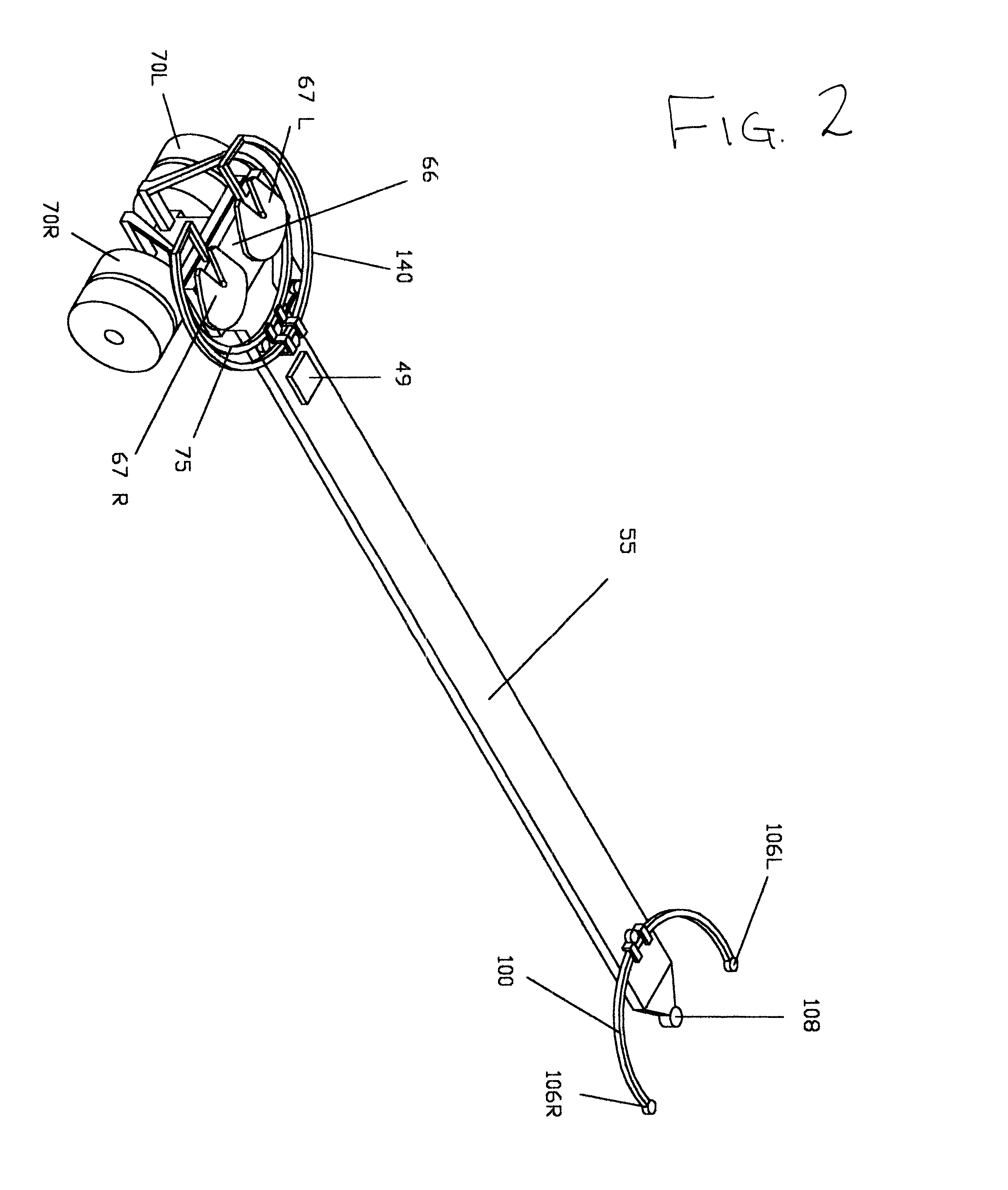 Robotic vehicle that tracks the path of a lead vehicle