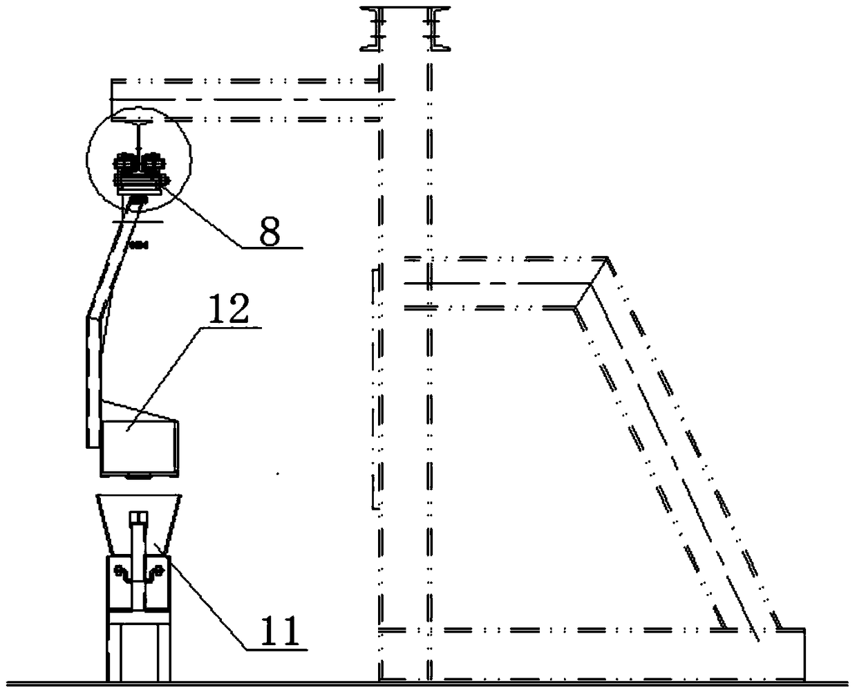 A simple automatic sampling device and control method for a belt conveyor