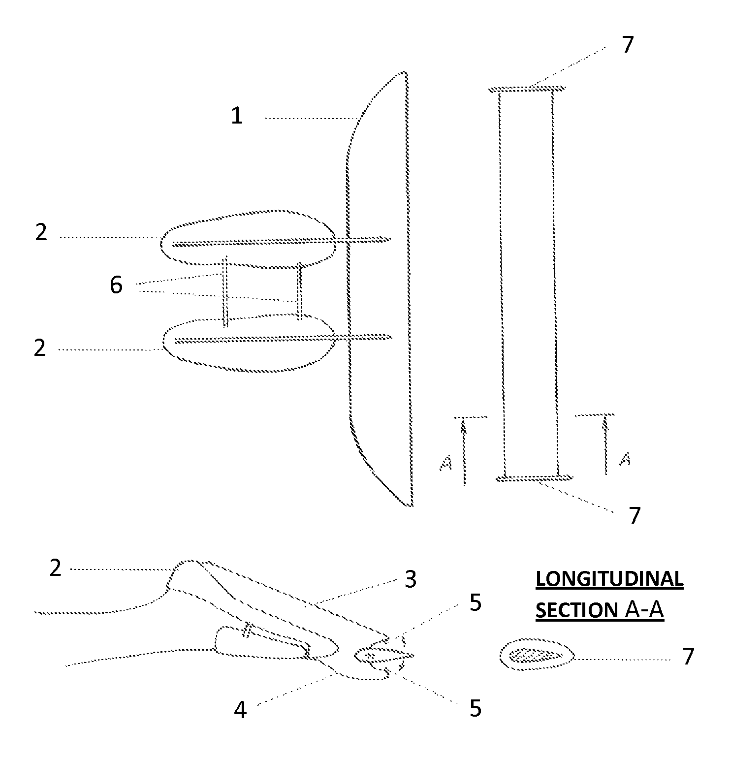 Two fin swimming apparatus