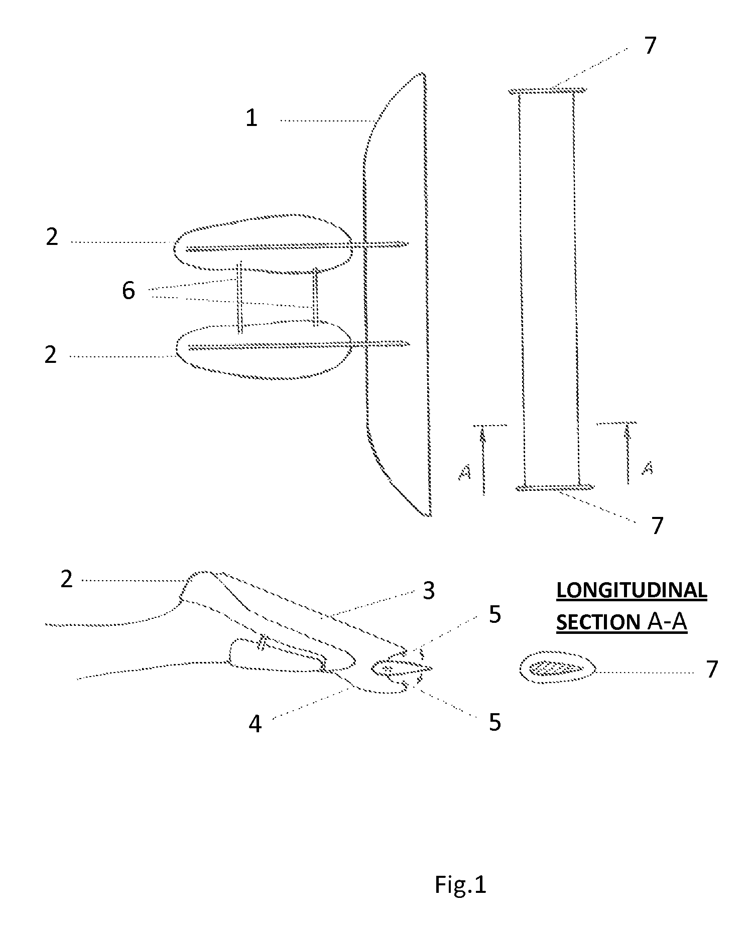 Two fin swimming apparatus