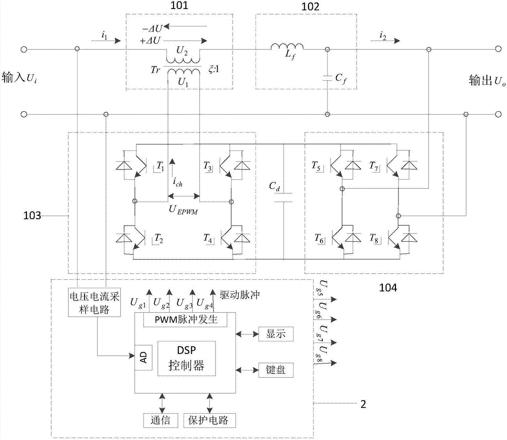 Bidirectional dynamic voltage adjusting device