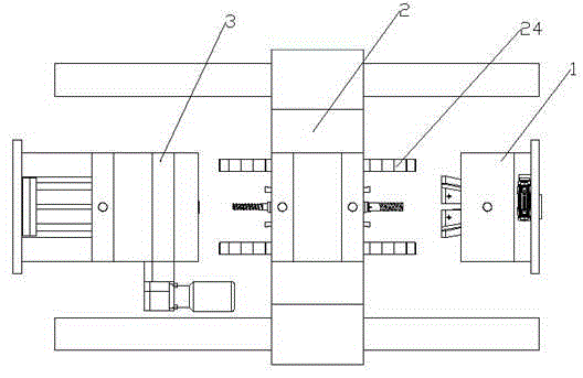 Railway embedded sleeve automatic thread demoulding injection mold and demoulding method