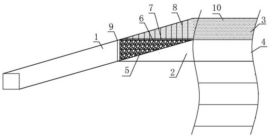 Method for constructing layer connection roadways by top slicing and cemented filling mining process