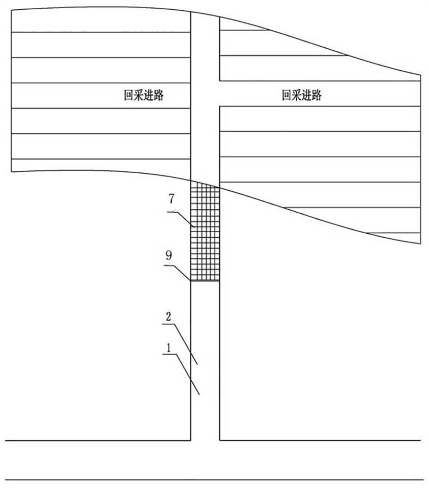 Method for constructing layer connection roadways by top slicing and cemented filling mining process