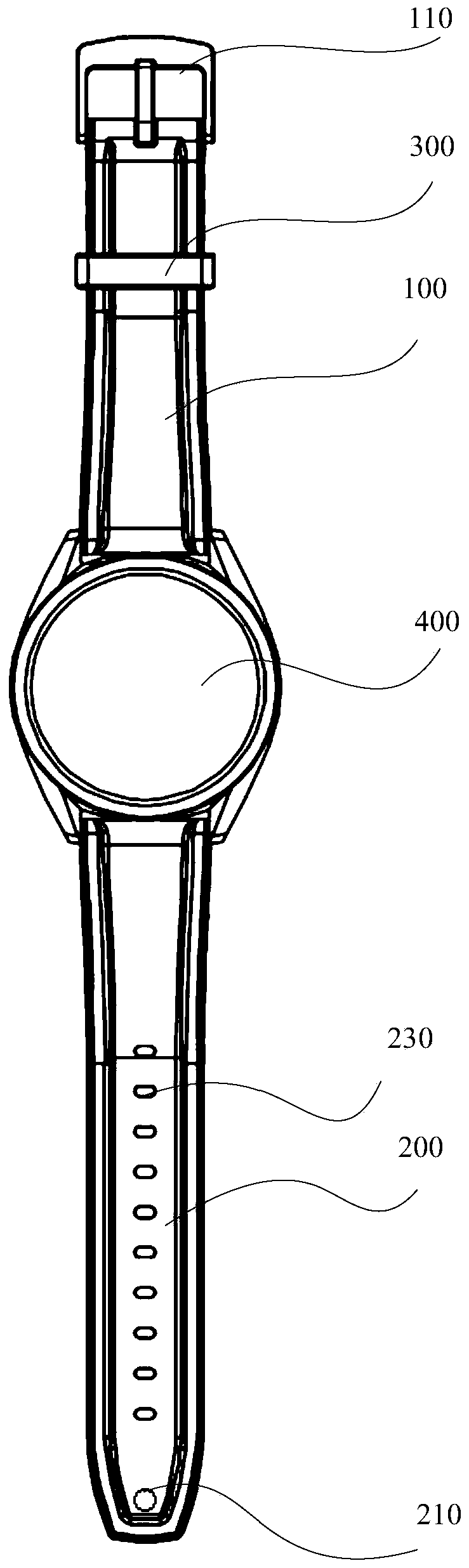 Watchband assembly and wearable equipment