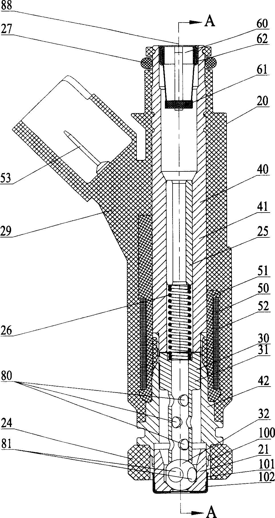 Fuel oil injector