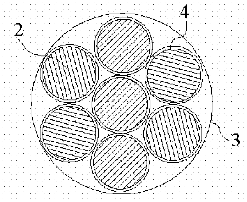 Flat type anti-interference data cable