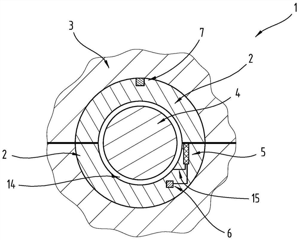 Sliding bearing assembly