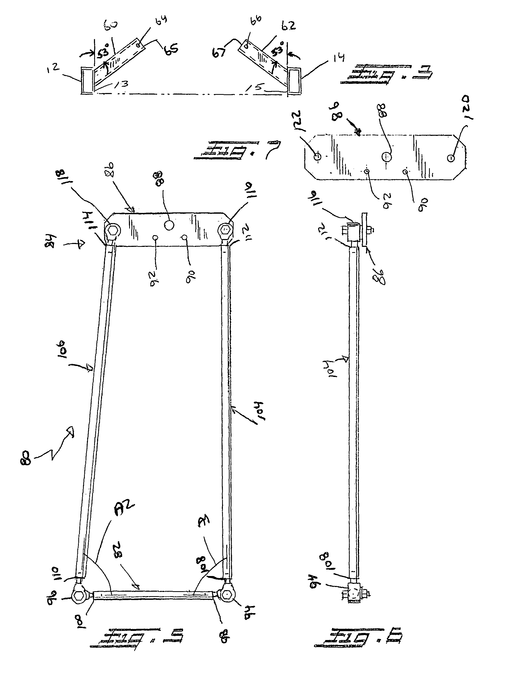 Frame and steering mechanism for three-wheel vehicle