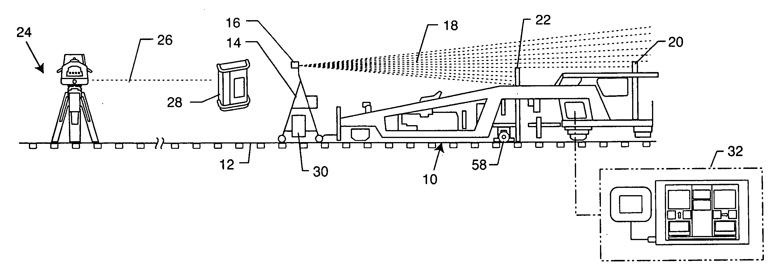 Method and system for controlling railroad surfacing