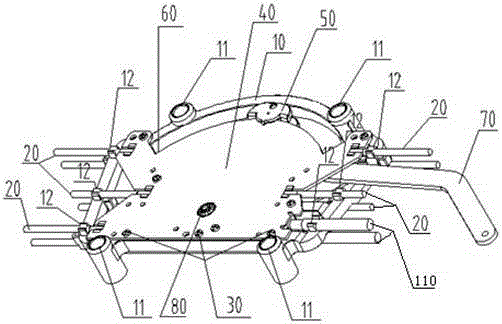 A non-metallic contact antenna radiating unit phase adjustment controller