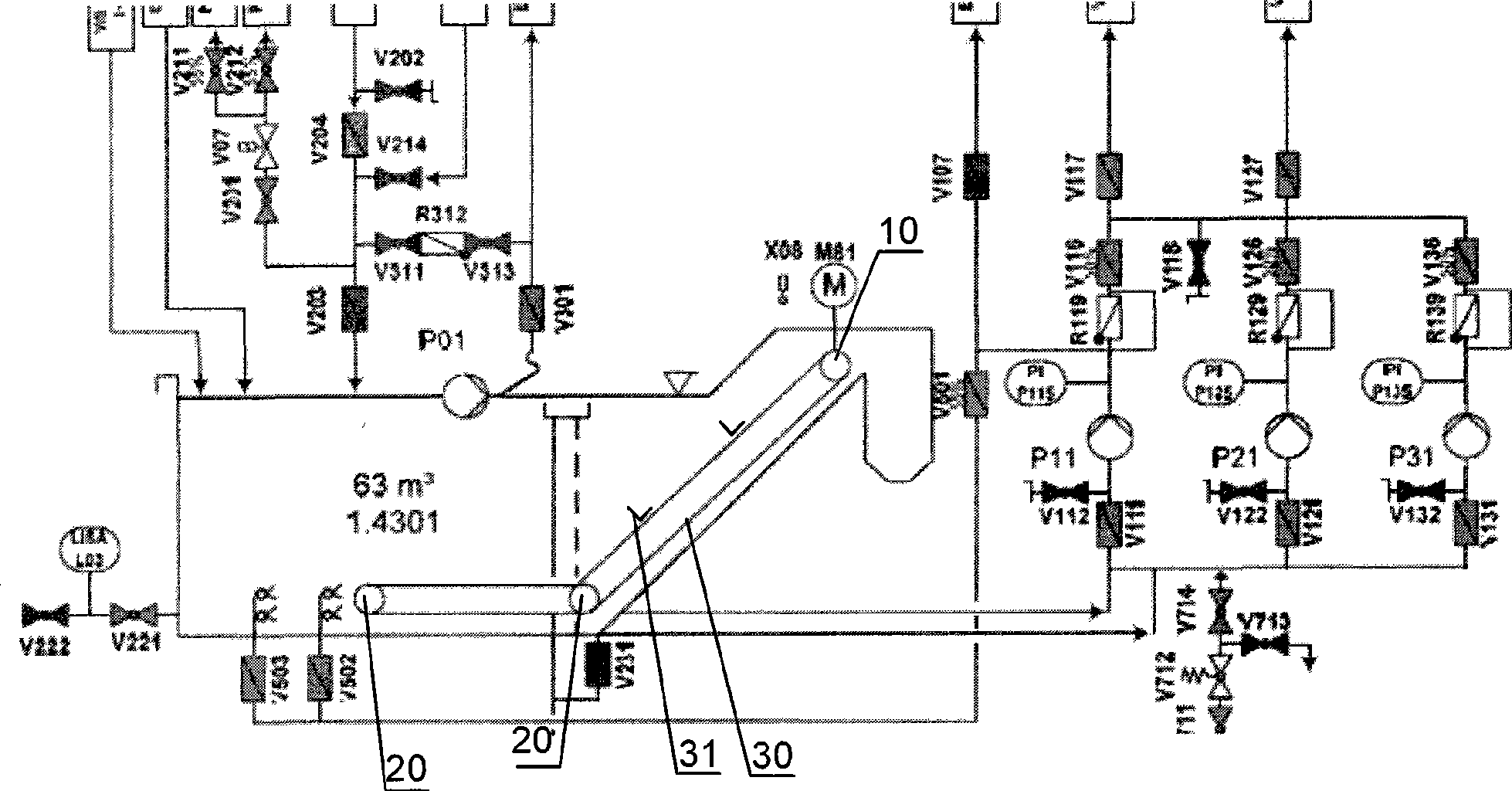 Guide mechanism for scum scraping chain