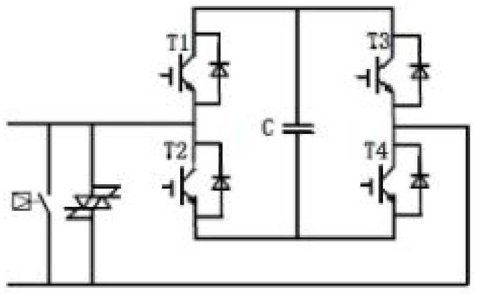 An MMC power module protection thyristor transition voltage automatic test device and method